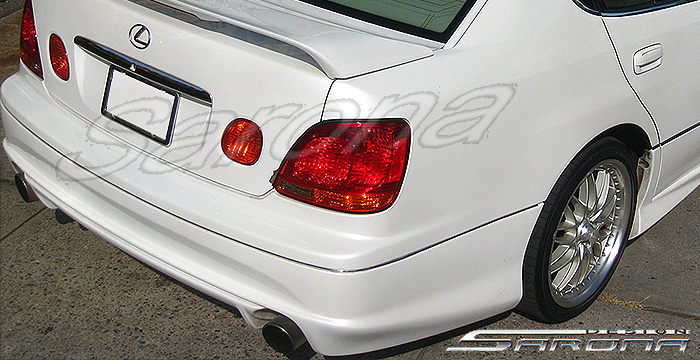 Custom Lexus GS300/400 Rear Bumper  Sedan (1998 - 2005) - $590.00 (Part #LX-006-RB)